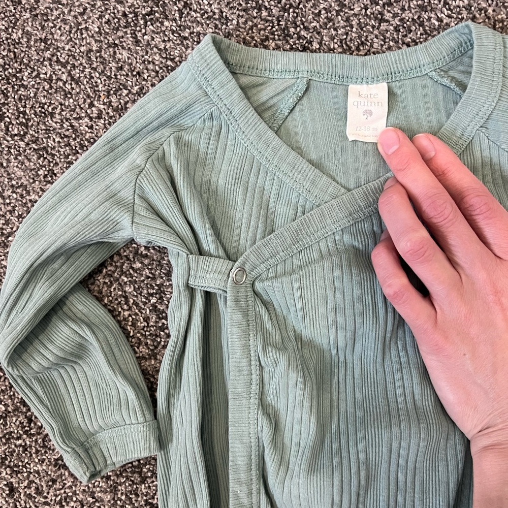 KATE QUINN wrap onesie